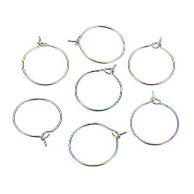 Ion Plating(IP) 316L Surgical Stainless Steel Hoop Earring Findings