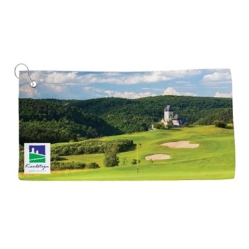 50 Customized Golf Towel - Dye Sublimated - Full Color ...
