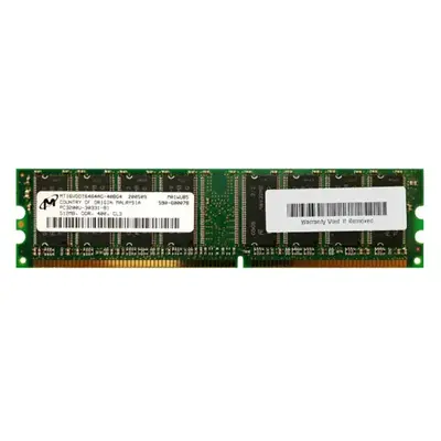 Micron MT16VDDT6464AG-40BG4 | 512MB DDR-400MHz PC3200 Non-ECC Unbuffered UDIMM CL3 2Rx8 2.5V 184-Pin Memory Module