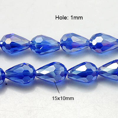 Electroplate Glass Beads Strands
