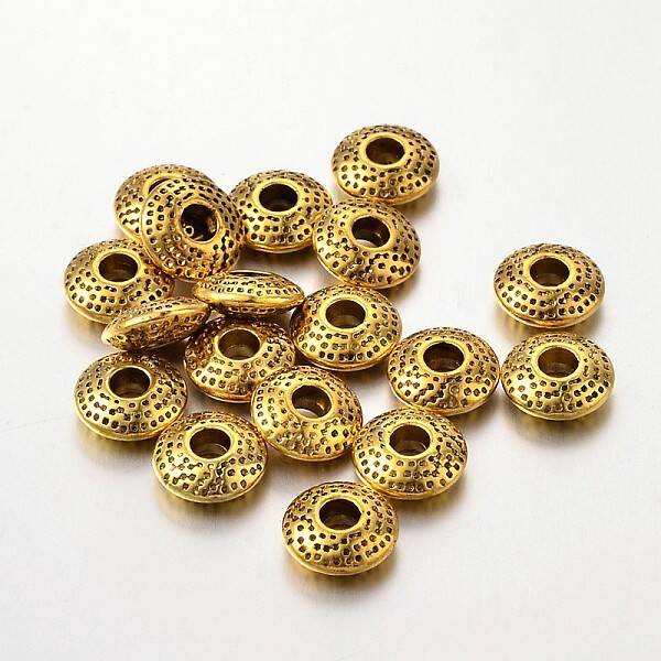 Tibetan Style Alloy Spacer Beads