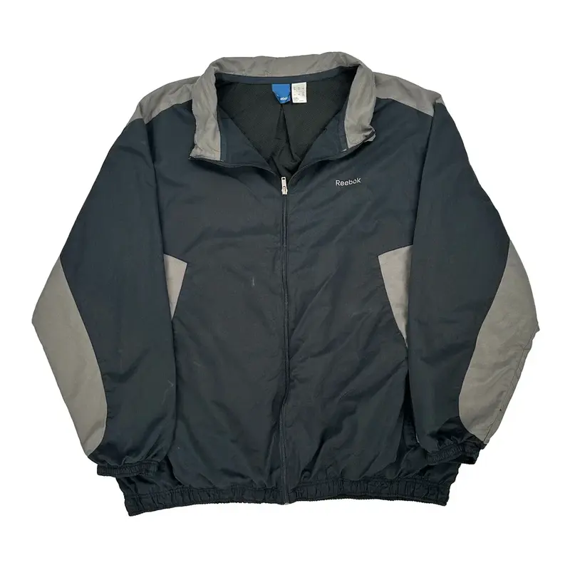 Reebok Windbreaker - 2XL Grey Polyester