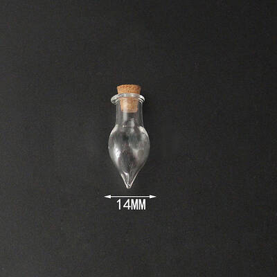 Mini High Borosilicate Glass Bottle Bead Containers