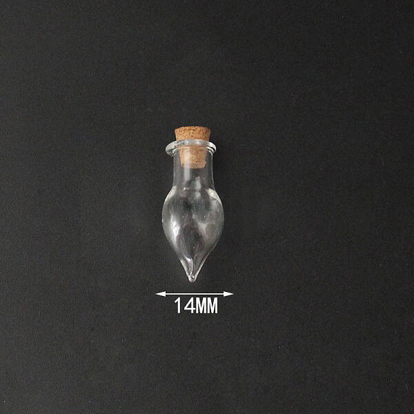 Mini High Borosilicate Glass Bottle Bead Containers