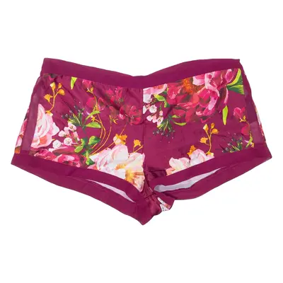 TED BAKER Womens Casual Shorts Purple Floral XL W38