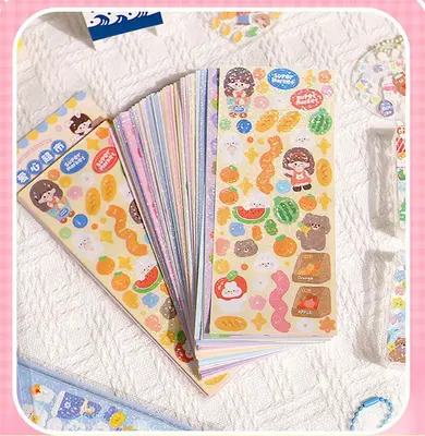 200pcs/pack Guka stickers for kids DIY photocards girls anime kawaii journal stickerbook