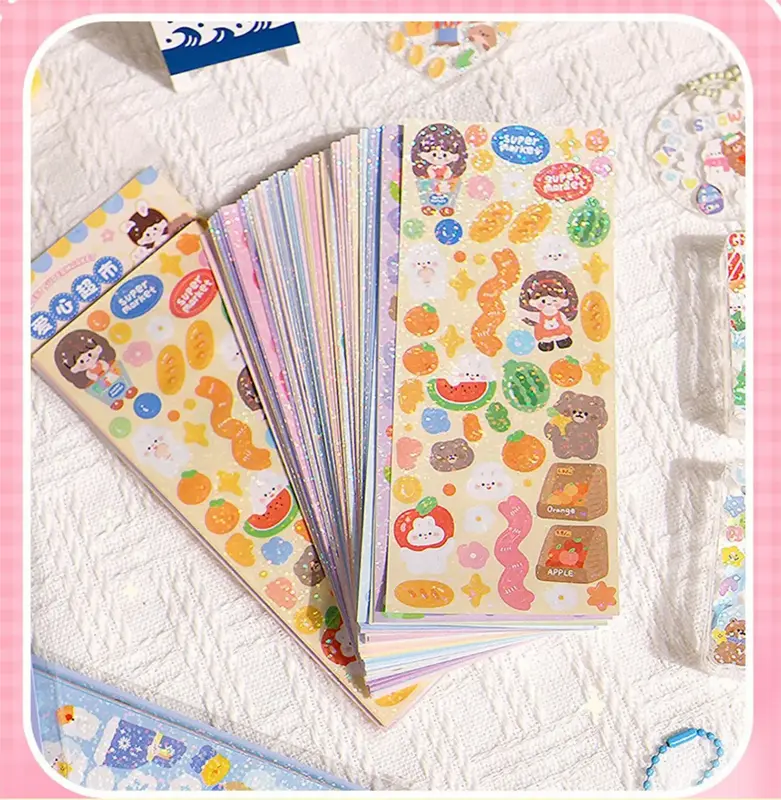 200pcs/pack Guka stickers for kids DIY  photocards girls anime kawaii journal stickerbook