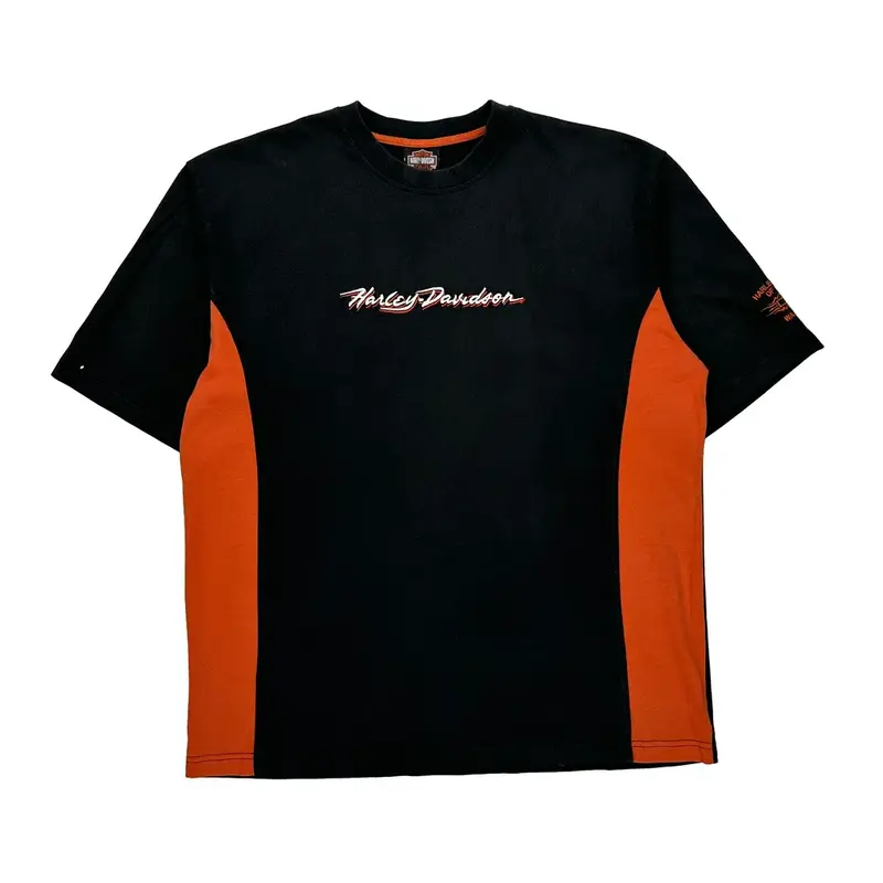 Harley Davidson T-Shirt - XL Black Cotton