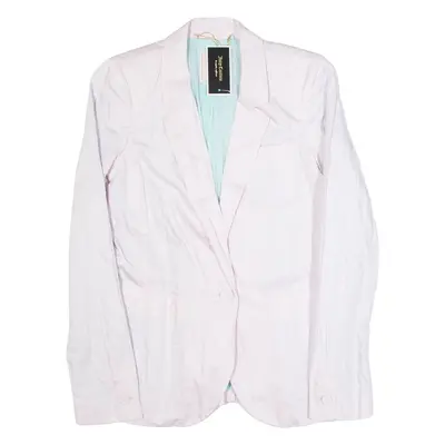 JUICY COUTURE Womens Blazer Jacket Pink S