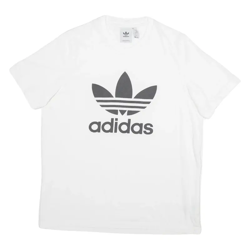 ADIDAS Mens T-Shirt White L