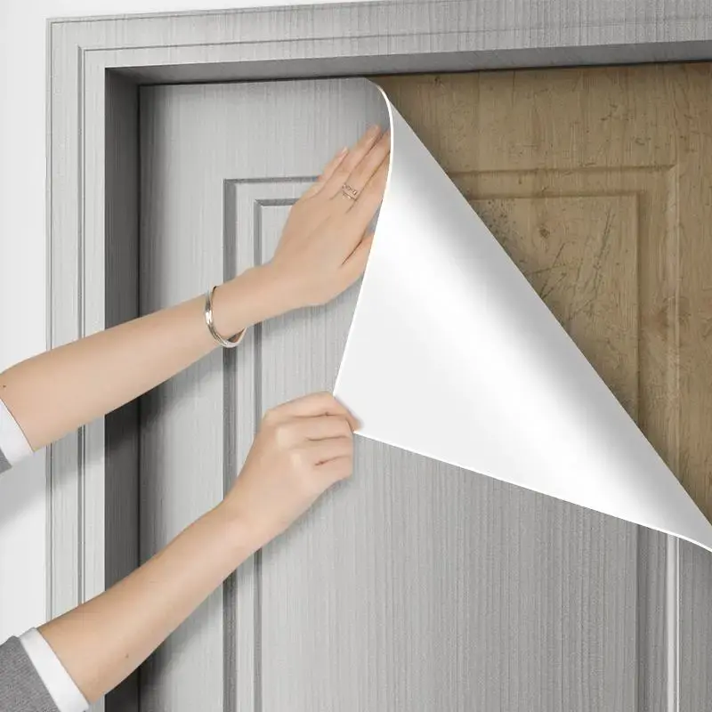 Wood Grain Pattern Wallpaper, 1 Roll Self-adhesive Wallpaper, Wall Decorative Sticker, Home Decor Wallpaper for Desktop, Coun...