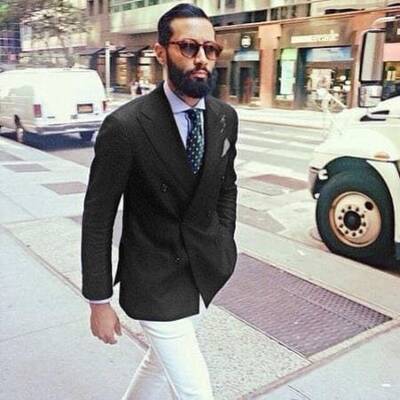 Black Linen Sport Coat