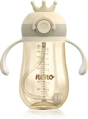 NENO My 2 12 months+ non-spill cup with straw cream 280 ml
