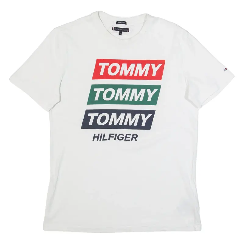TOMMY HILFIGER Boys T-Shirt White L