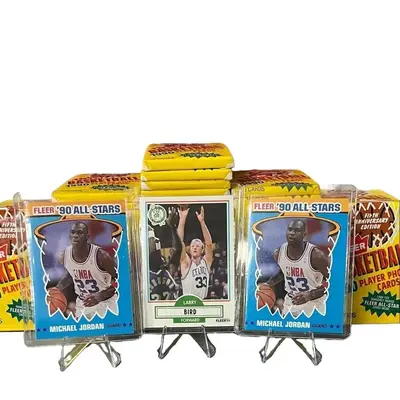 1990 Fleer NBA Basketball Pack of 15 Cards - 1 Pack for $12 or 4 packs for $40