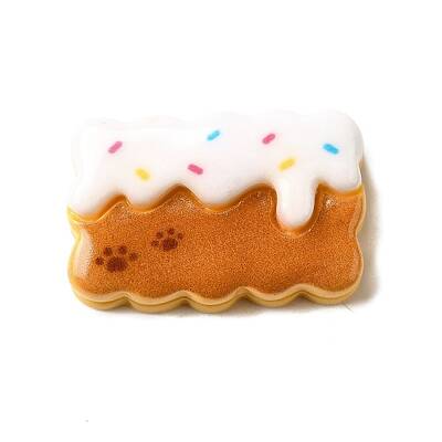 Paw Print Theme Opaque Resin Cabochon