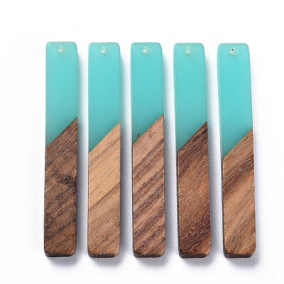 Resin & Walnut Wood Big Pendants