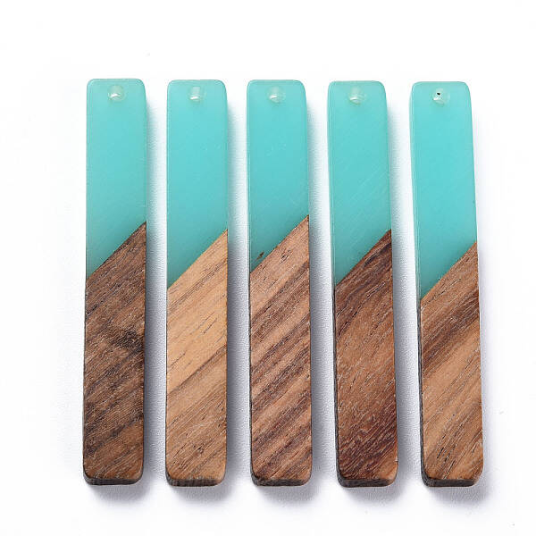 Resin & Walnut Wood Big Pendants