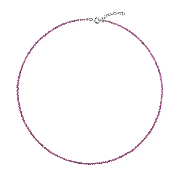 Again Jewelry Ajkna004 Collana Con Perle Di Rubino