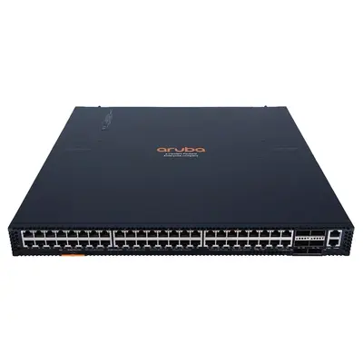 HP JL581A#ABB | Aruba Networking CX 8320 Series 8320-48p 48 x 10GBase‑T RJ-45 and 6 x 40GbE QSFP+ Ports with X472 2-post Ra...