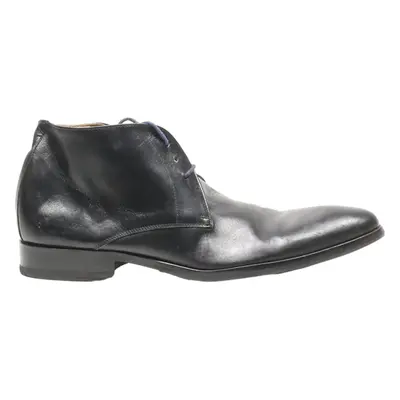 PARIS Ankle Boots Black Leather Mens UK 6.5