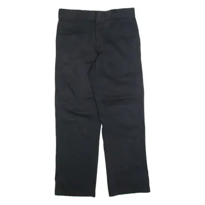DICKIES Chino Mens Trousers Black Regular Straight W32 L30