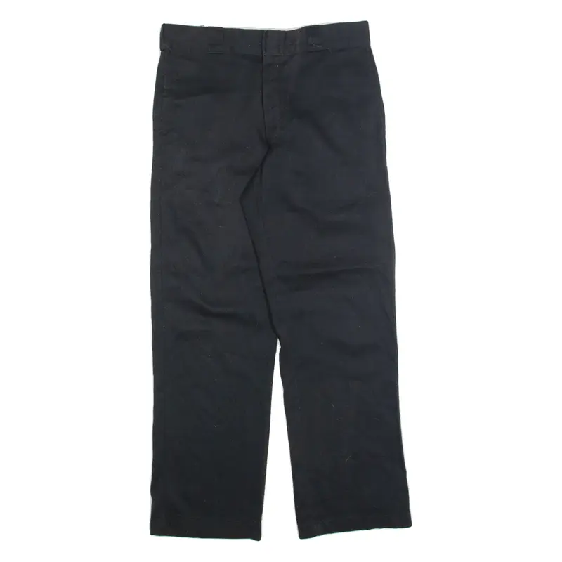 DICKIES Chino Mens Trousers Black Regular Straight W32 L30