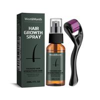30ml Beard Strengthening Spray & Roller, Moisturizing Spray, Revitalizes Hair Care Product for Men, Make Hair Stronger, Skinc...