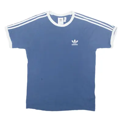 ADIDAS Mens T-Shirt Blue M