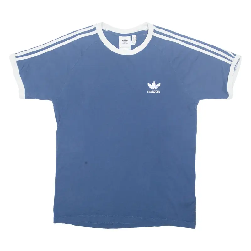 ADIDAS Mens T-Shirt Blue M