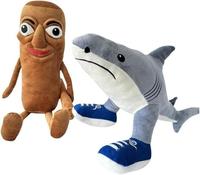 1pc Tralalero Tralala Soft Plush Toy - Italian Brainrot Design, Whimsical Shark with Sneaker Feet, Machine Washable, Ideal fo...