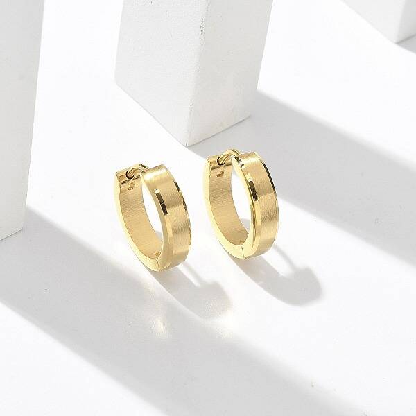 304 Stainless Steel Hoop Earrings for Women