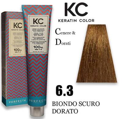 Kc keratin cream color 100ml 6.3