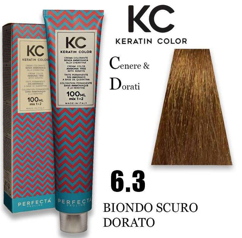Kc keratin cream color 100ml 6.3