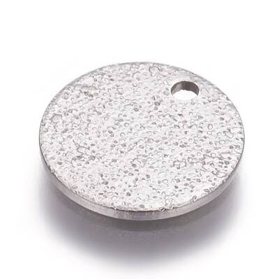 Tarnish Resistant 304 Stainless Steel Textured Pendants