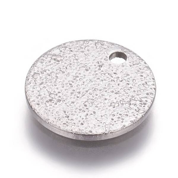 Tarnish Resistant 304 Stainless Steel Textured Pendants