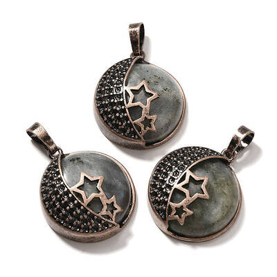 Natural Labradorite Pendants