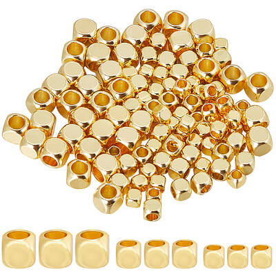 150Pcs 3 Style Brass Beads