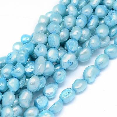 Dyed Natural Cultured Freshwater Pearl Beads Strands