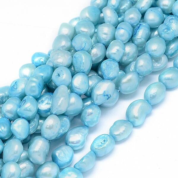 Dyed Natural Cultured Freshwater Pearl Beads Strands