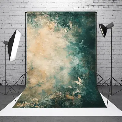 Dreamy Abstract Artwork Soft Blue Grey Tone Backdrop - Aperturee