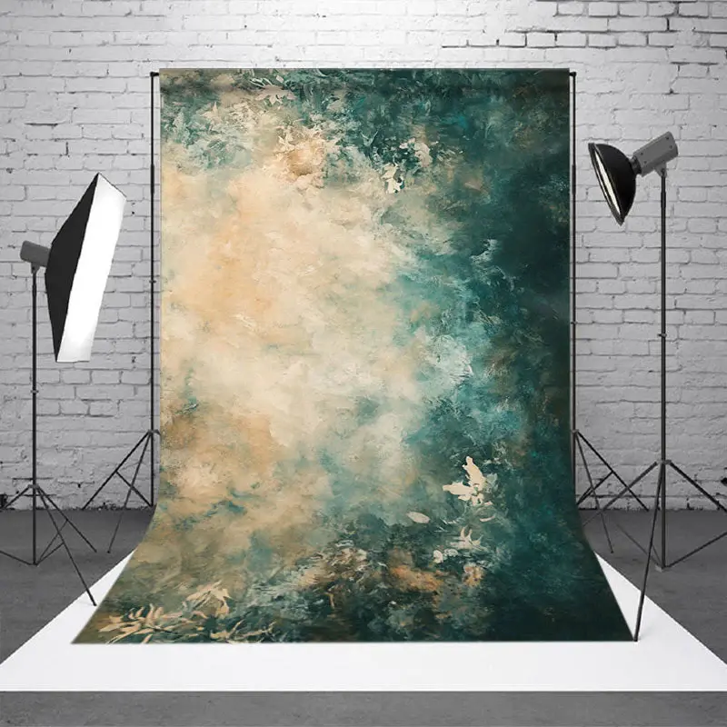 Dreamy Abstract Artwork Soft Blue Grey Tone Backdrop - Aperturee