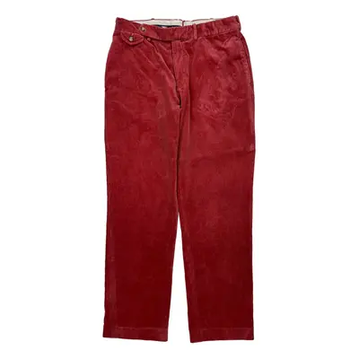 Unbranded Cord Trousers - 33? Waist Red Cotton Blend