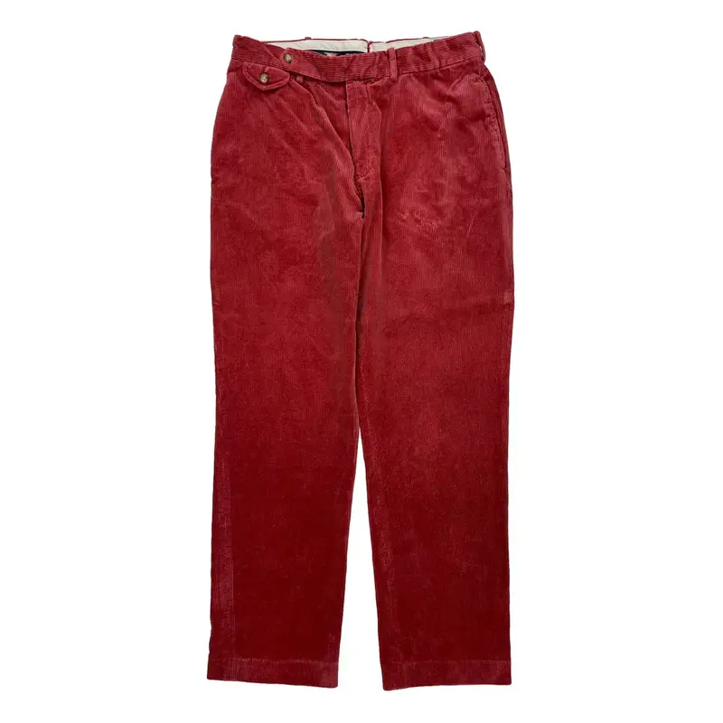 Unbranded Cord Trousers - 33? Waist Red Cotton Blend