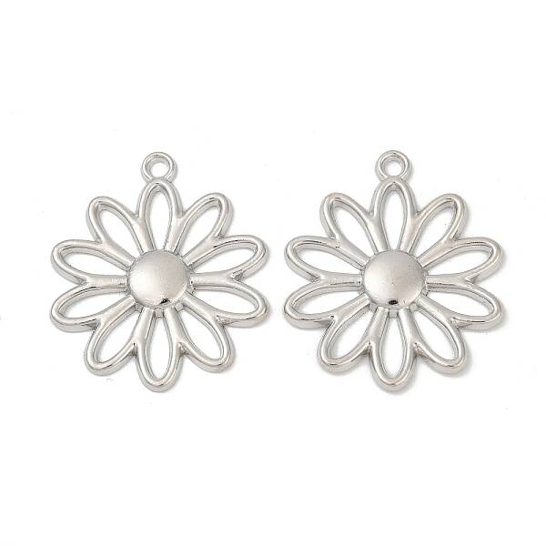 Flower Alloy Pendants