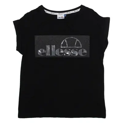 ELLESSE Womens T-Shirt Black XS