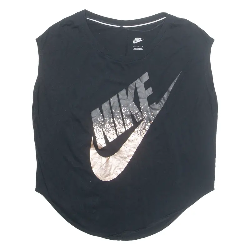 NIKE Womens Vest Black Sleeveless M