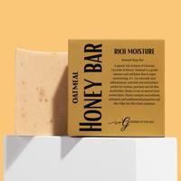 Oatmeal & Honey Bar - Eczema & Dry Skin Body Care | Natural Soap Bar | Gentle Hydration |  Nourishing