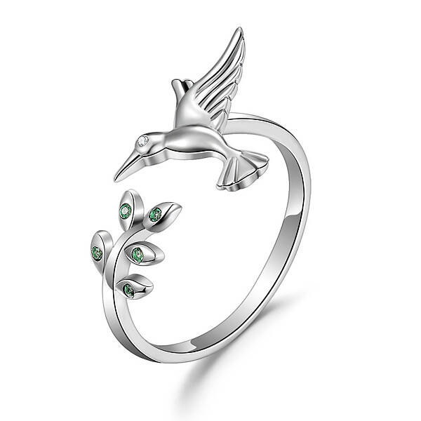 Rhodium Plated 925 Sterling Silver Cuff Rings