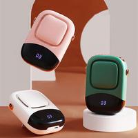 Portable Silent Bladeless Electric Mini Fan, Adjustable 3-speed Suspended Collar & Waist Fans, Multifunctional Fan, Rechargea...